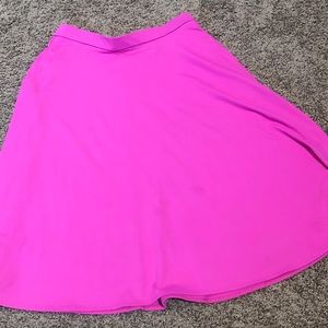 Fuchsia Swing Skirt